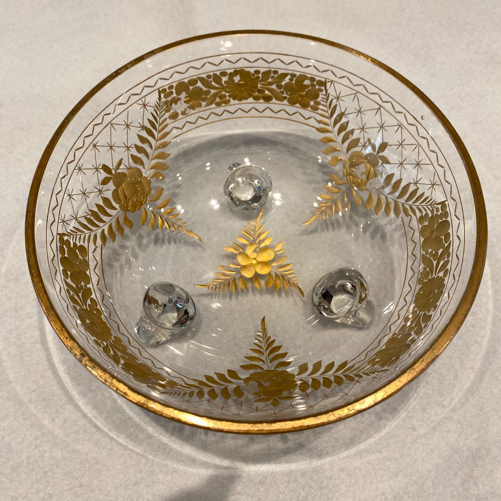 オールドバカラ　金彩ボウル　新C8-0822☆ 14,040円
