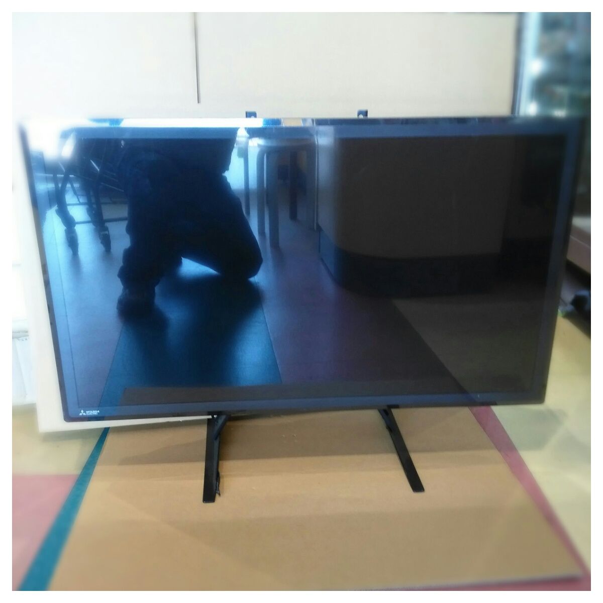 【動作確認済】【中古】スタンド非純正 三菱電機 40型 液晶テレビ REAL フルハイビジョン LCD-40ML7 ブラック系