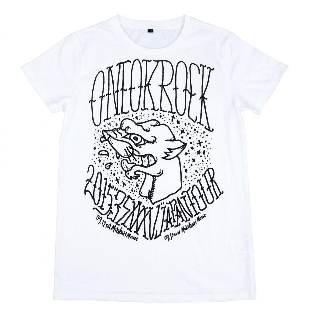 ワンオクロック ワンオク 2015 35xxx JAPAN TOUR グッズ 幕張 Tシャツ ホワイト M