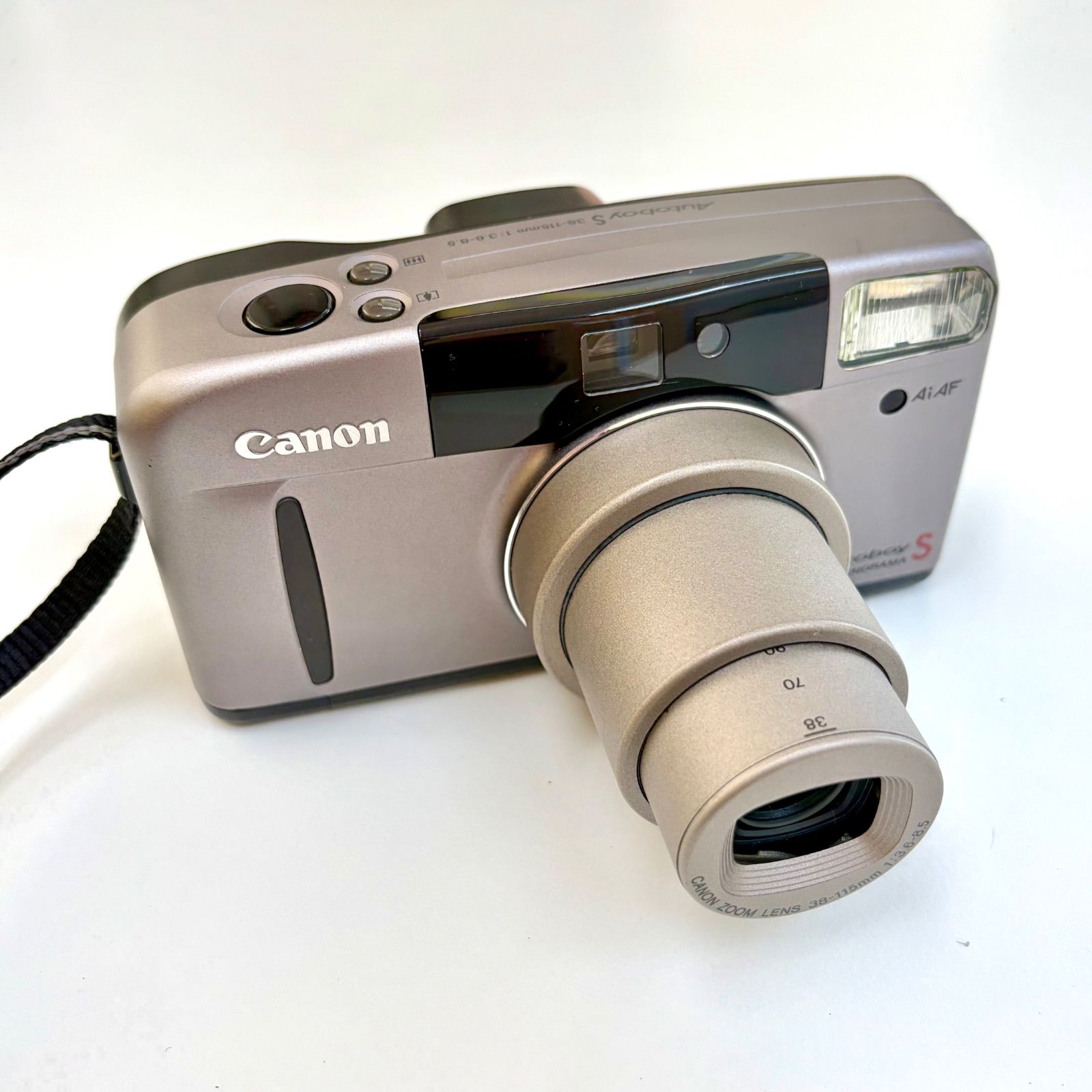 【稼働美品⭐️Canon Autoboy S PANORAMA】 35mmフィルムカメラ　 キヤノン高級コンパクトフィルムカメラ　 1990年代発売オートフォーカス・ズームレンズ搭載　 ワンオーナー中古保管品　 AYA02608000J 8,222円