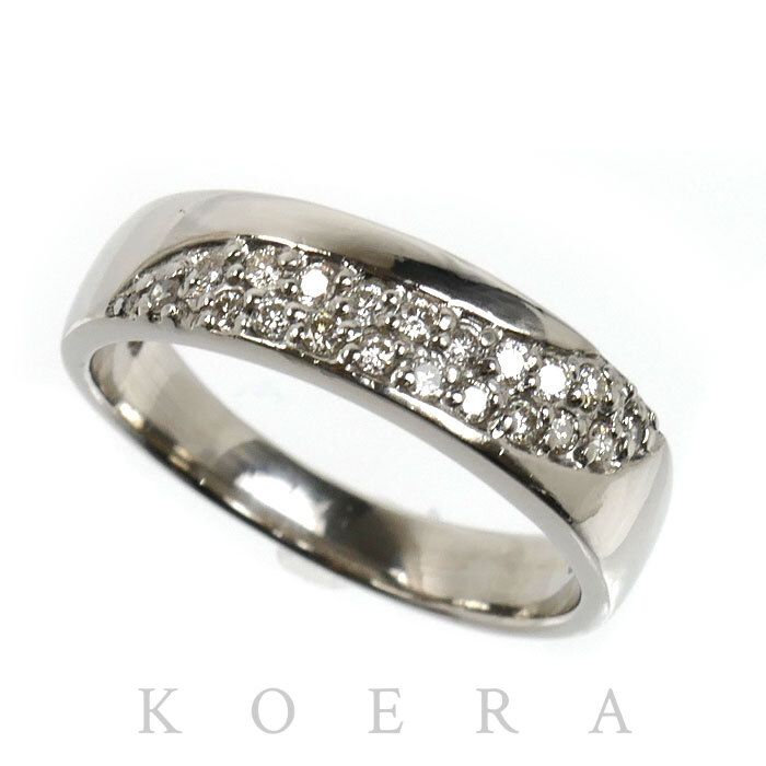 Pt900プラチナ リング・指輪 ダイヤモンド0.20ct 11号 4.8g レディース 中古