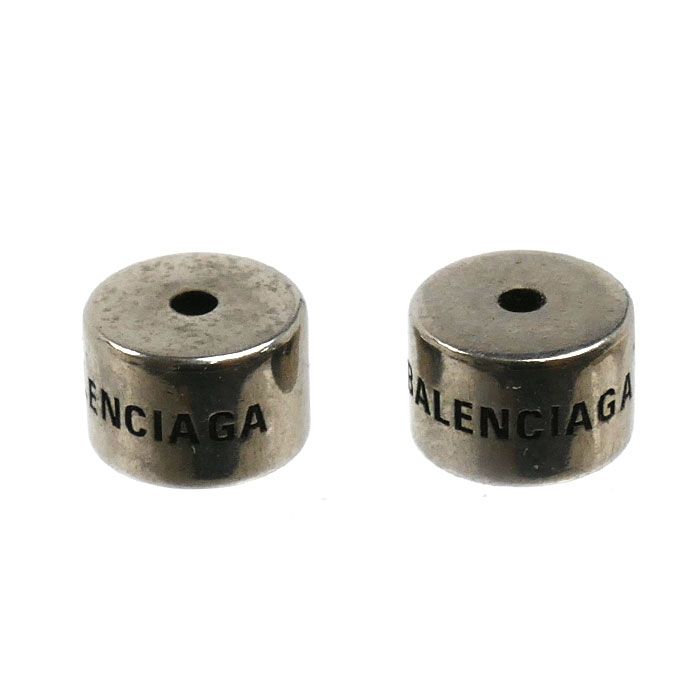 BALENCIAGA バレンシアガ 真鍮 TYPO METAL ピアス 787785TZ99I0911