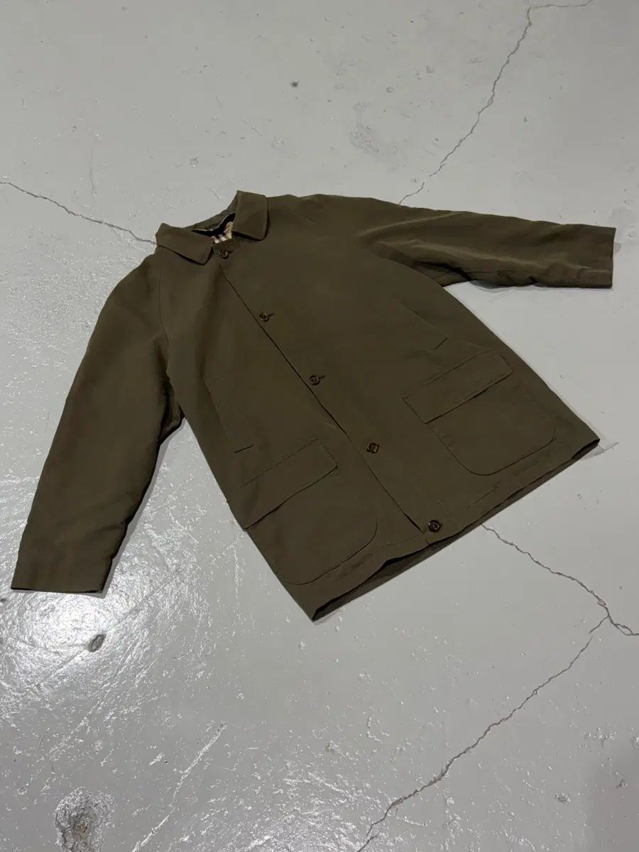 90s バーバリー (Burberry) Made in USA オリーブ トレンチコート 44,120円