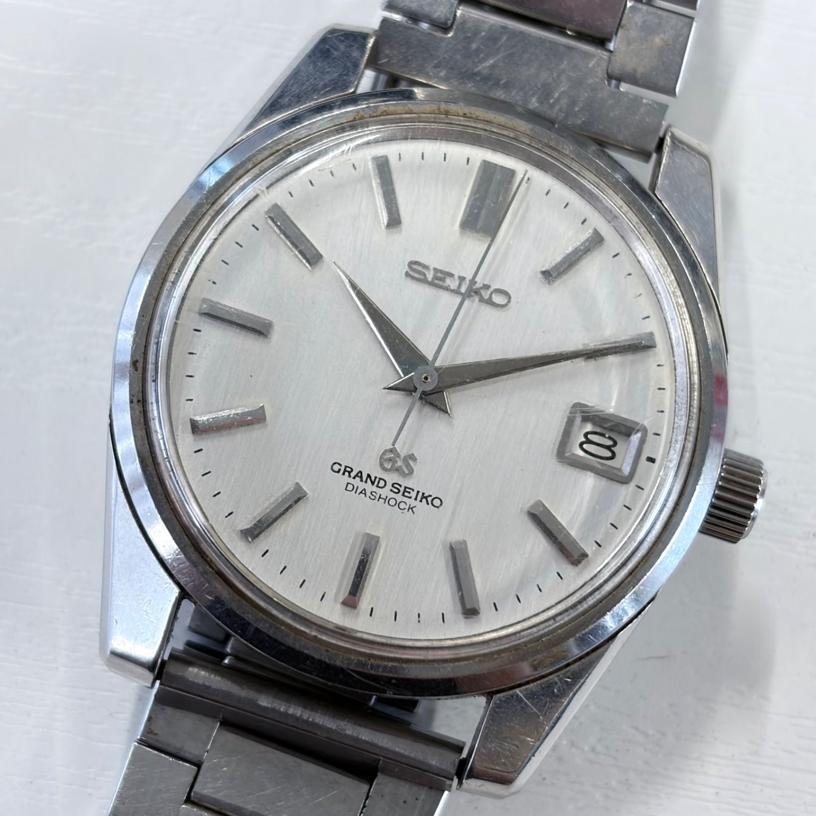 GRAND SEIKO Grand Seiko Watch Diamond Shock 5722-9991 Medallion Hand-wound External Strap Current Status Real Estate