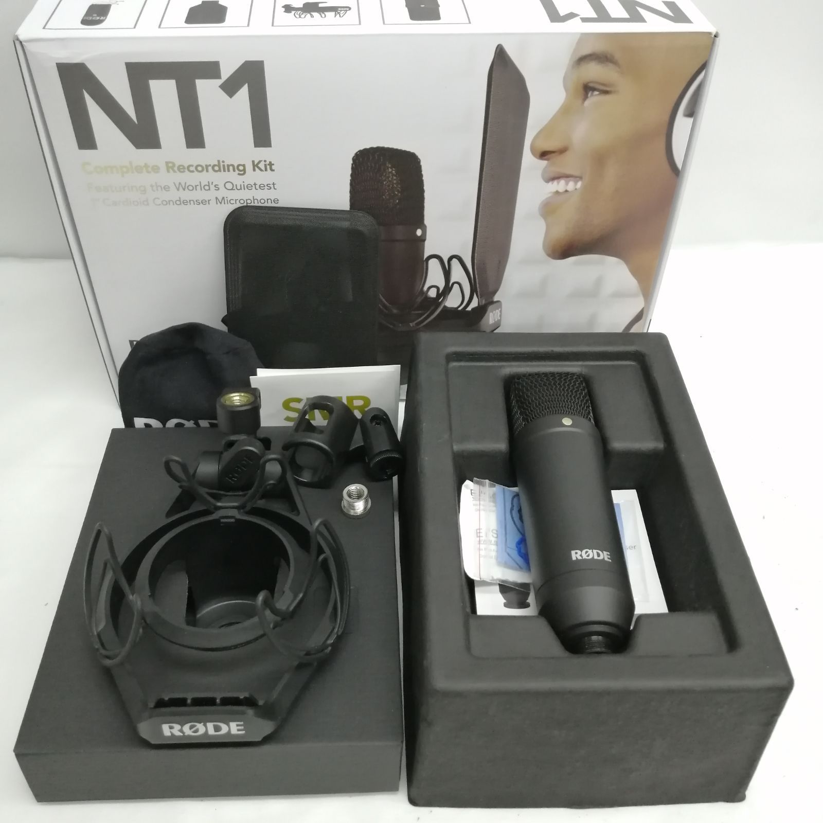 【動作品】RODE コンデンサーマイク NT1 Complete Recording Kit M2681-hrtk4 14,058円