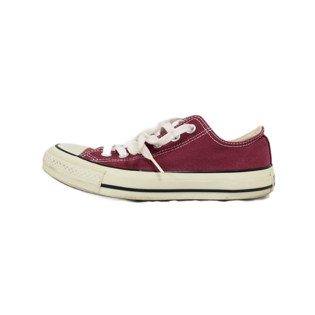 Converse CONVERSE CANVAS ALL STAR OX 1C030 MAROON CANVAS ALL STAR LOW TOP SNEAKERS 23.5cm RED RED MAROON 1C030 ■ECA006