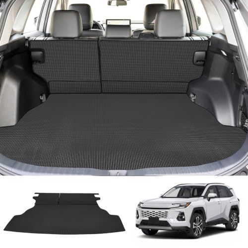 新型 RAV4 60系 ラゲッジマット トランクマット フェルト素材 2025年12月 HYBRID Z/Adventure | 新型 RAV4 60系 ラゲッジマット トランクマット バックマット ラゲッジルームマット シートバック 背面 a89ec079
