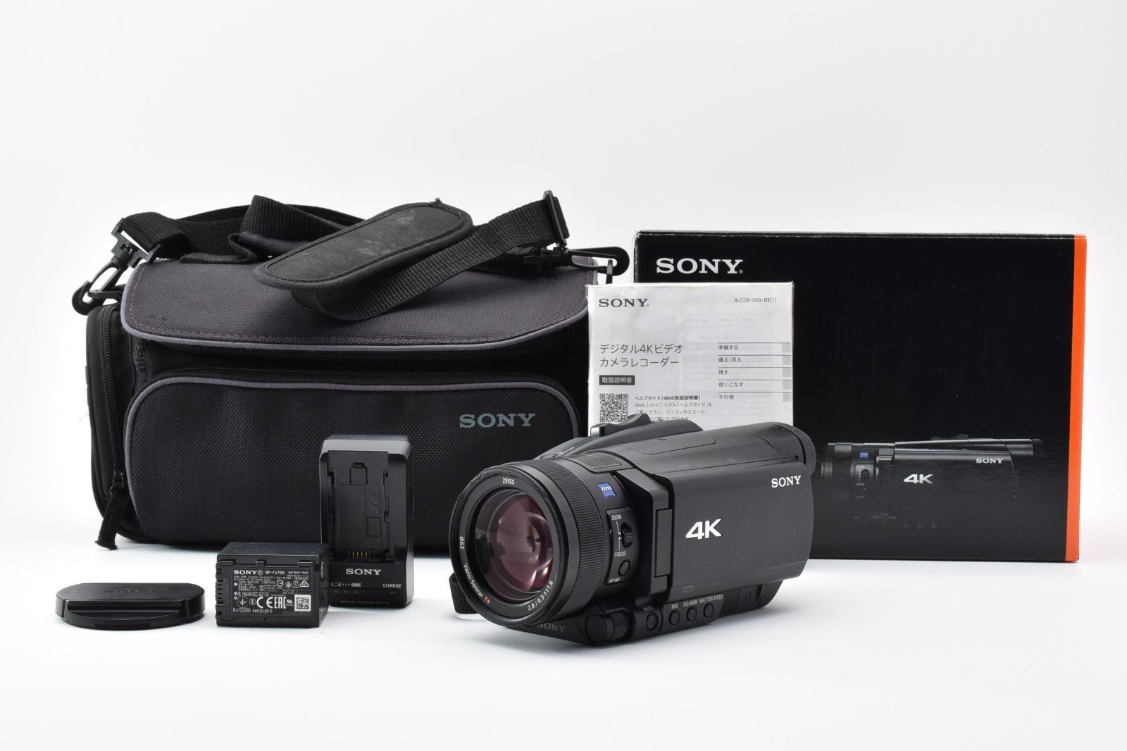 SONY ソニー FDR-AX700 ブラック 元箱 通電35×10H /3366 動作OK 返金保証 108,240円