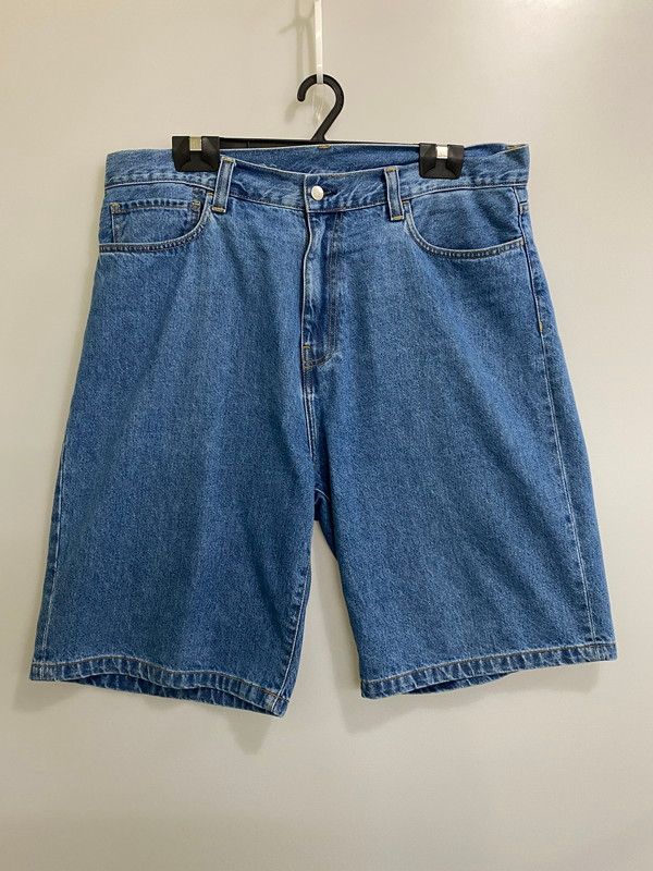 【中古品】 CARHARTT WIP カーハート ワークインプログレス LANDON SHORT ランドン ショート デニム ハーフパンツ ボトムス 【153-260822-hu-01-min】