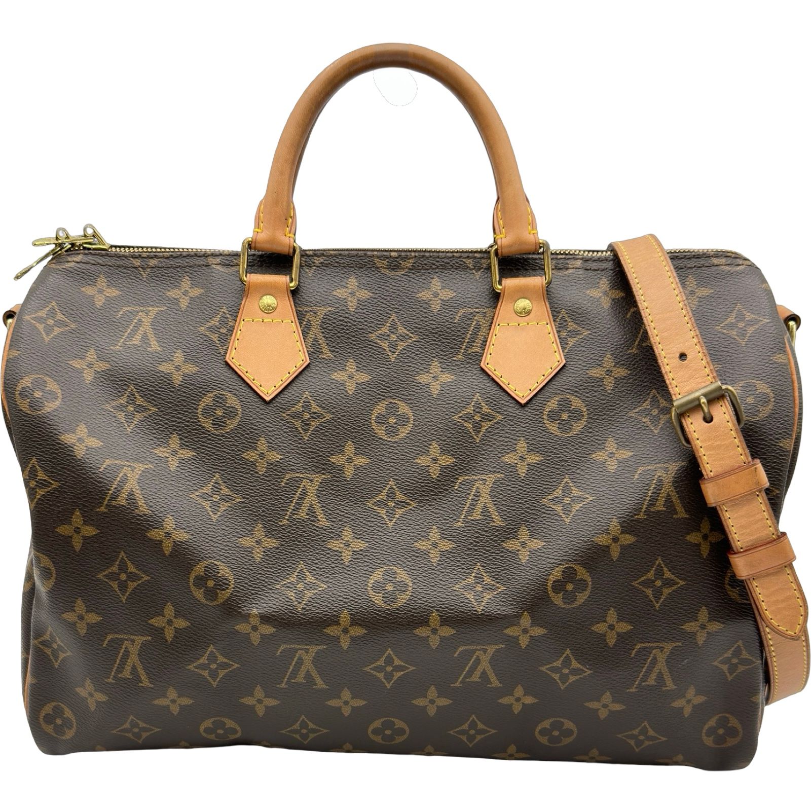 ルイ・ヴィトン LOUIS VUITTON スピーディ・バンドリエール35 M41111 ブラウン モノグラム・キャンバス レディース ハンドバッグ 104,000円