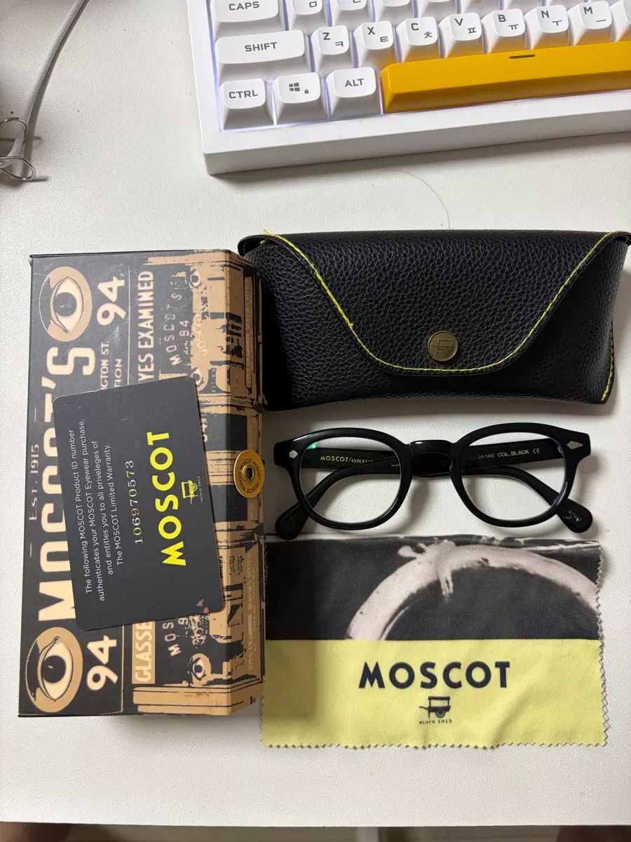 MOSCOT(モスコット) レムトッシュ 44 ブラック