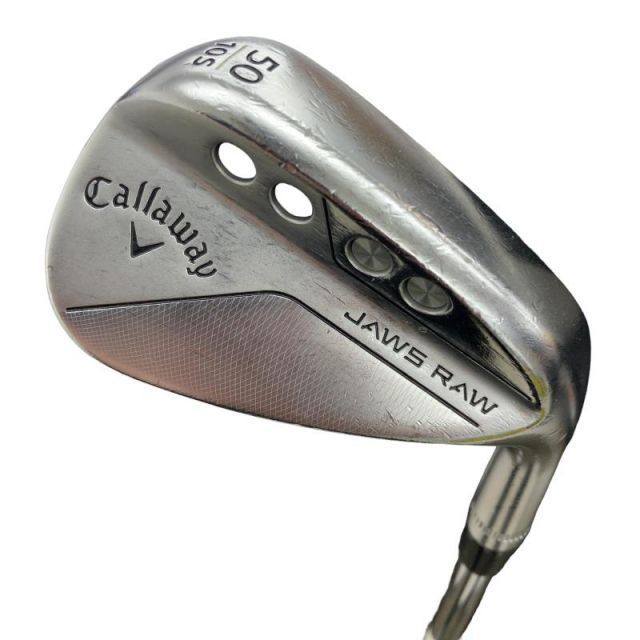 【中古】 キャロウェイ JAWS RAW クロムメッキ 50°/10°S ウェッジ WG NS PRO MODUS3 TOUR115 (フレックスS) メンズ 男性用 右利き 右用 Cランク ゴルフクラブ