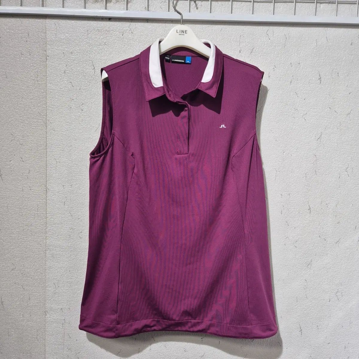 J.LINDEBERG(J.リンドバーグ) ゴルフウェア ノースリーブ カラーTシャツ 紫 7,987円