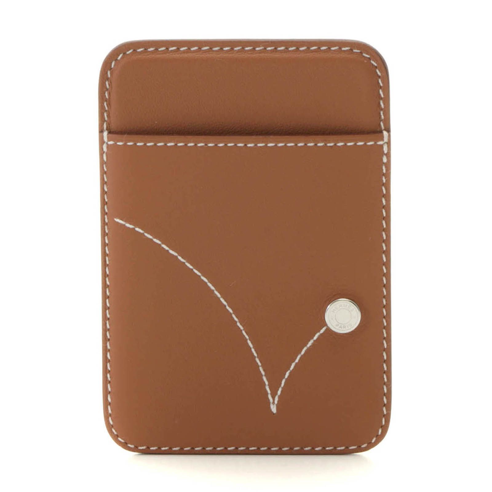 HERMES エルメス カードケース MagSafe エマン ルボン ゴールド/SV H0003601 37 カードケース ヴォースイフト ゴールド/SV ユニセックス【中古】433 55,301円