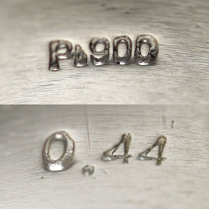 Pt900プラチナ リング・指輪 ダイヤモンド0.44ct 22号 25.5g メンズ