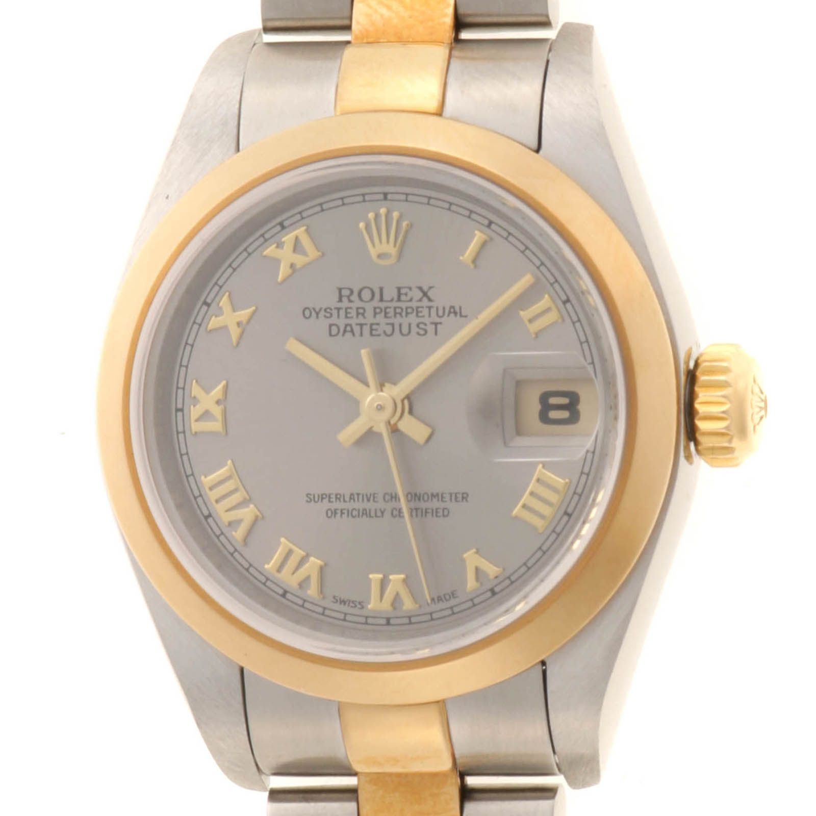 ROLEX ロレックス デイトジャスト 79163 腕時計 K18イエローゴールド K18YG シルバー 自動巻き レディース【中古】432 399,168円