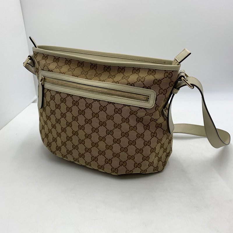 【中古品】 GUCCI グッチ GG CANVAS SHOULDER BAG LEATHER 388930 GGキャンバスショルダーバッグ レザー カバン 【180-260822-ss-06-teih】 10,296円
