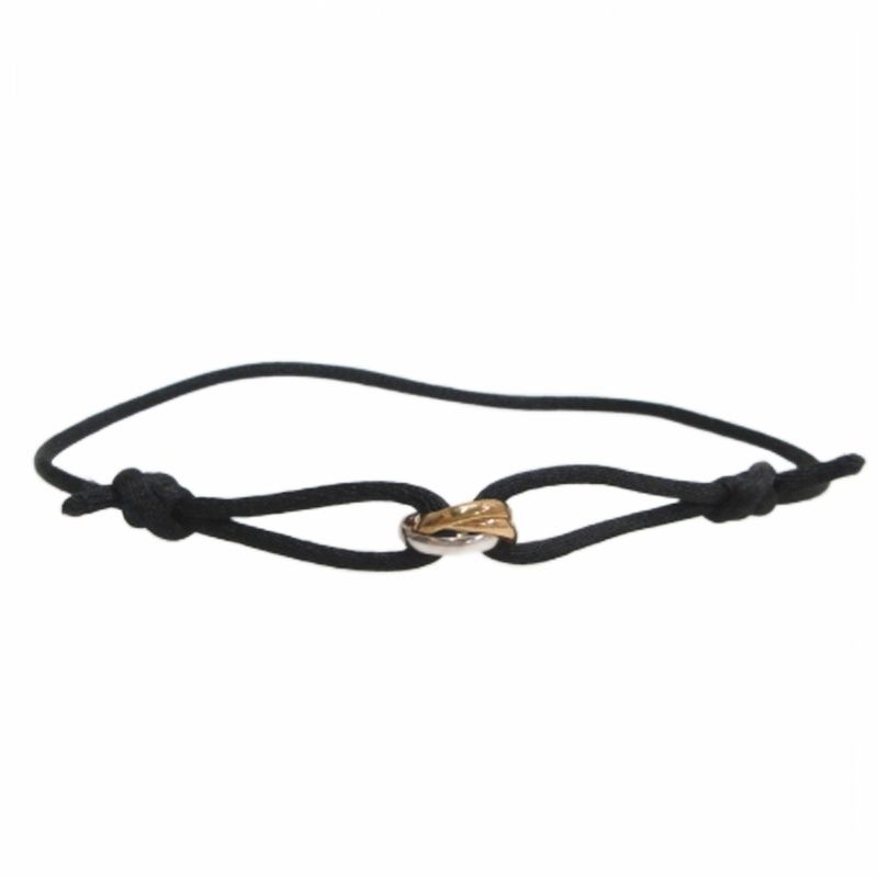 ティファニー TIFFANY & CO. トリニティ ブレスレット 750 K18 ゴールド スリーカラー