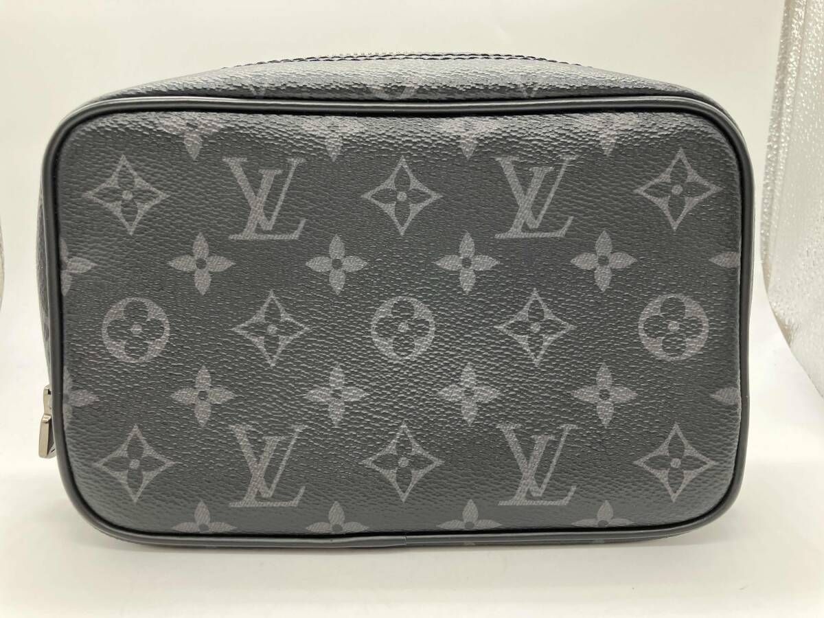 【美品】【品物のみ】LOUIS VUITTON ルイヴィトン モノグラム トゥルース・トワレPM BA3119 セカンドバッグ ポーチ ブラック 黒