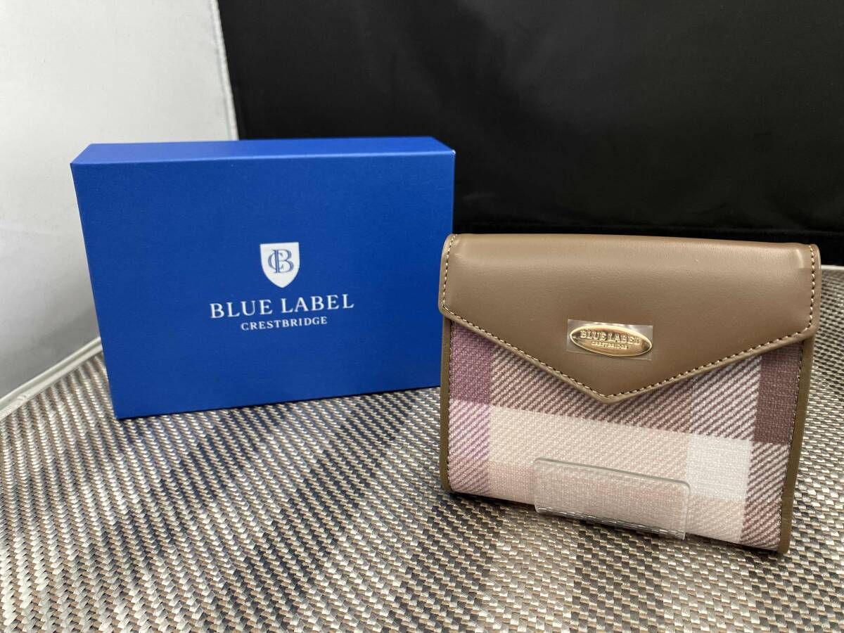 BLUE LABEL CRESTBRIDGE ／ BLUE LABEL ／ 二つ折り財布 ／ チェック柄