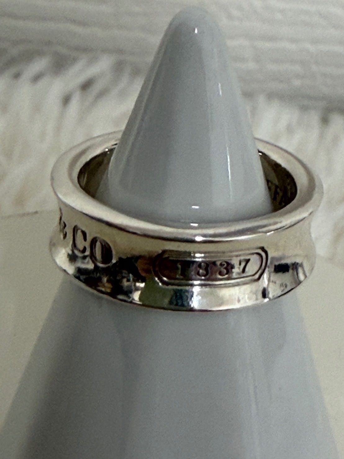 TIFFANY&Co. 1837 ナローリング シルバー①