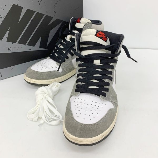 NIKE ナイキ Air Jordan 1 Retro High OG ハイカット スニーカー シューズ DZ5485-051 箱付き メンズ 28.5cm グレー ホワイト 靴 DF20210■ 12,495円
