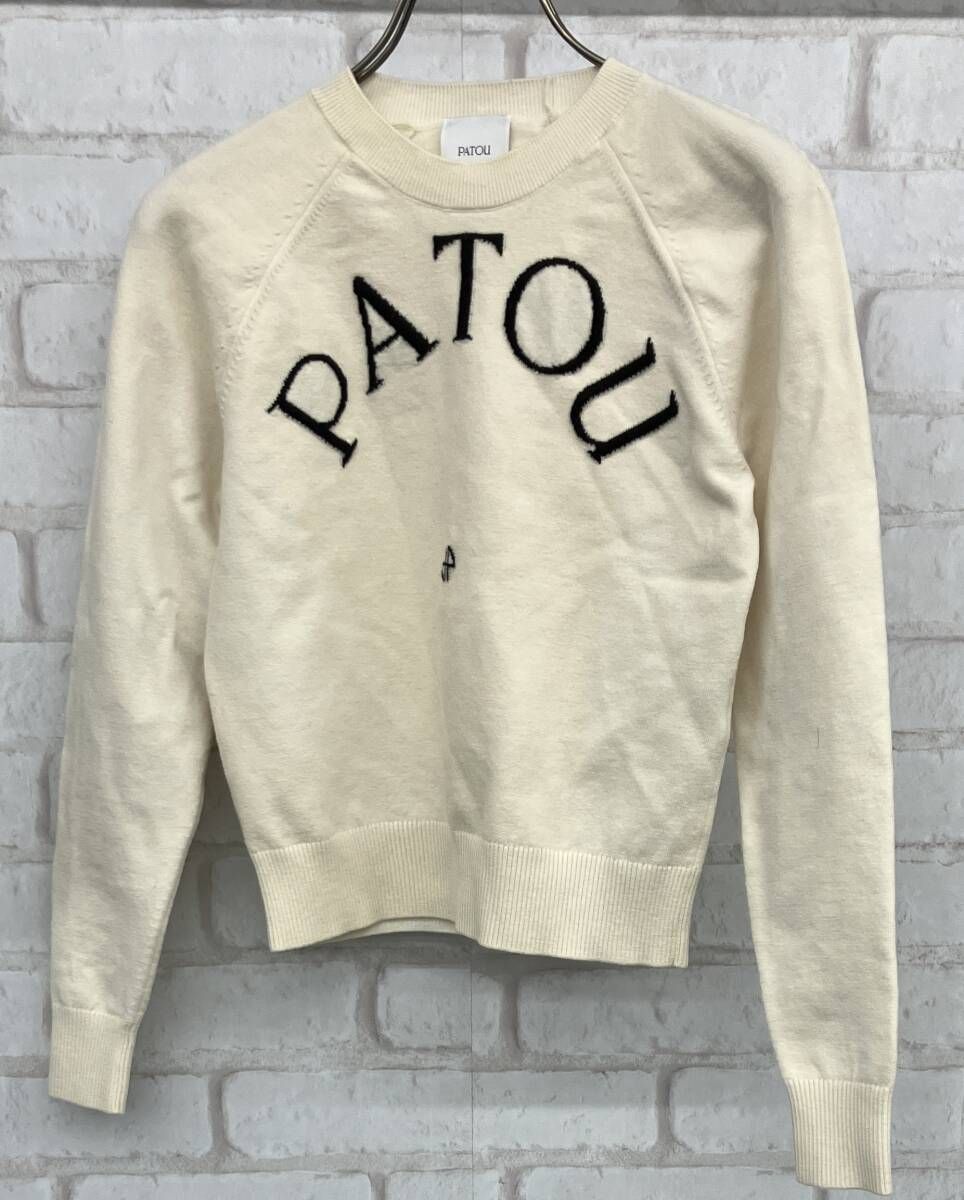 PATOU 長袖ニット パトゥ ロゴニット ウール size XS 14,476円