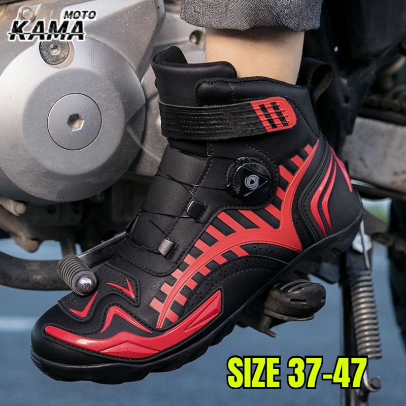 バイク用ブーツ メンズ オフロード モトクロス ライディングシューズ