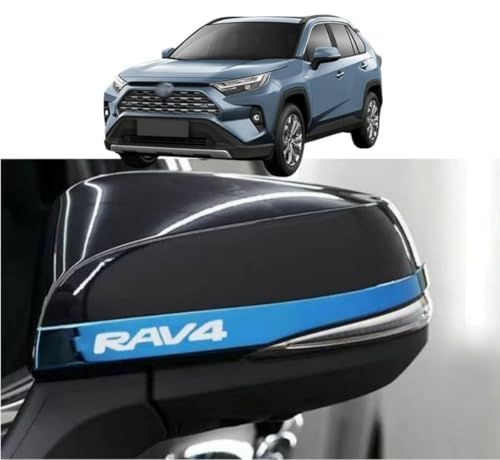 RAV4 対応 5代目 2019年11月?サイドミラー モール ドアミラー ライン カバー バックミラー 装飾フレーム 外装品 (RAV4 ブルー)t 72d60f9a 6,419円