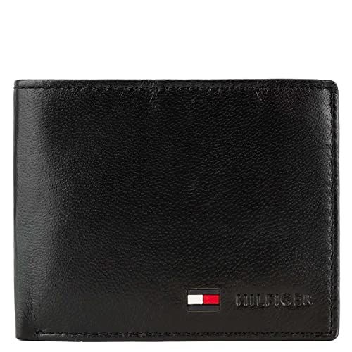 [トミー ヒルフィガー]TOMMY HILFIGER 二つ折り財布 31TL25X020 Passcase coin wallet メンズ 001 BLACK ブラック [並行輸入品]pms
