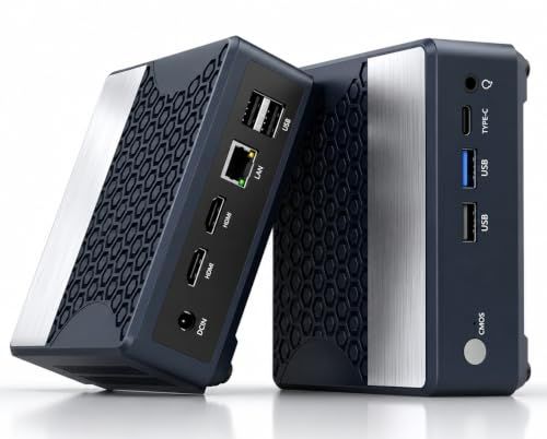 ミニPC Intel Celeron N2940, 4コア/4スレッド, 8GB DDR3 RAM, 128GB SSD, 1080P双HDMI 2画面出力, WiFi5, BT4.2, USB3.0, Type-C, 1G有線LAN搭載, 6c58dae7 20,720円