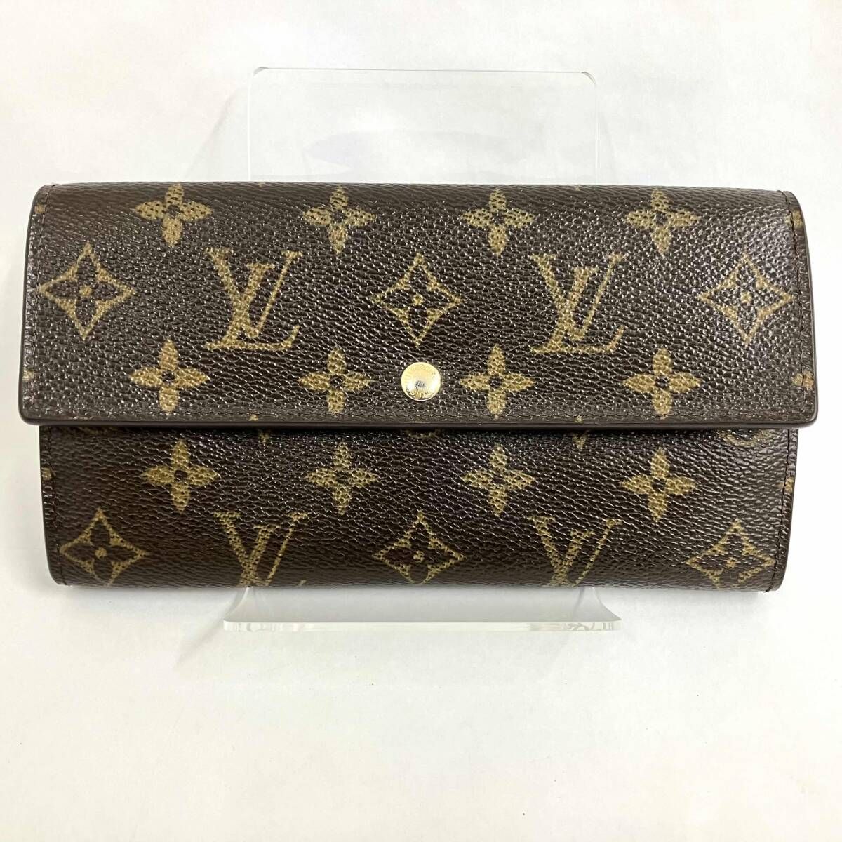 LOUIS VUITTON モノグラム ポルトフォイユ サラ M61734 二つ折り長財布 ウォレット 旧型 ブラウン系 ルイヴィトン CI1016