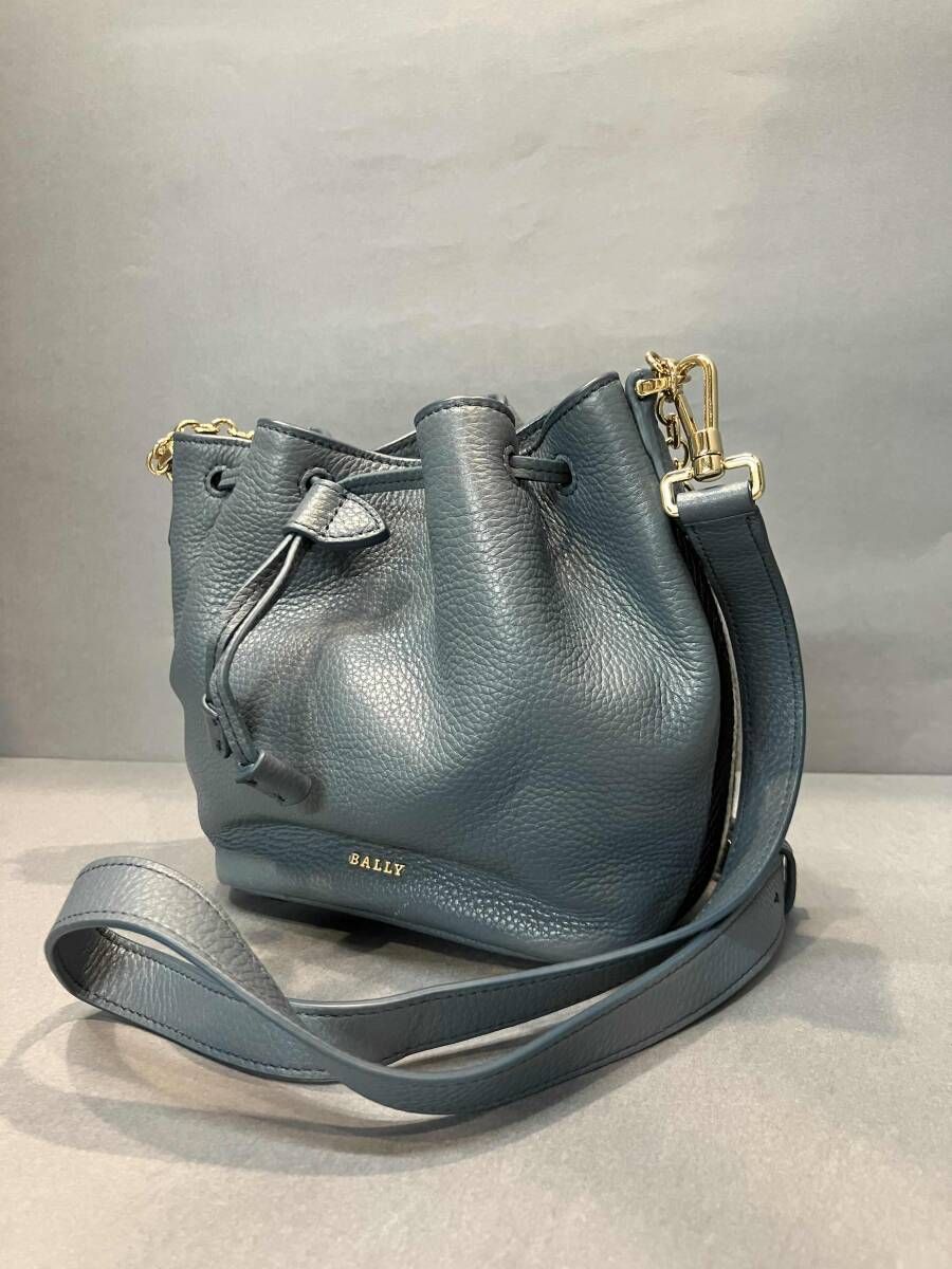 ★ BALLY バリー ショルダーバッグ 2way ブルー 通年