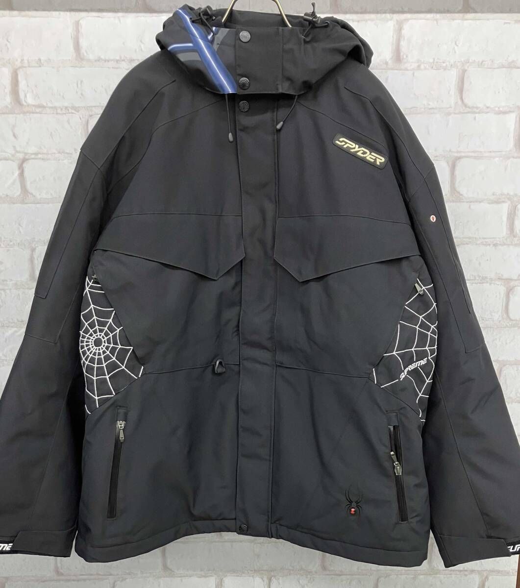 Supreme × Spyder Technical Jacket シュプリーム スパイダー 中綿ジャケット テクニカルジャケット ブラック sizeXXL