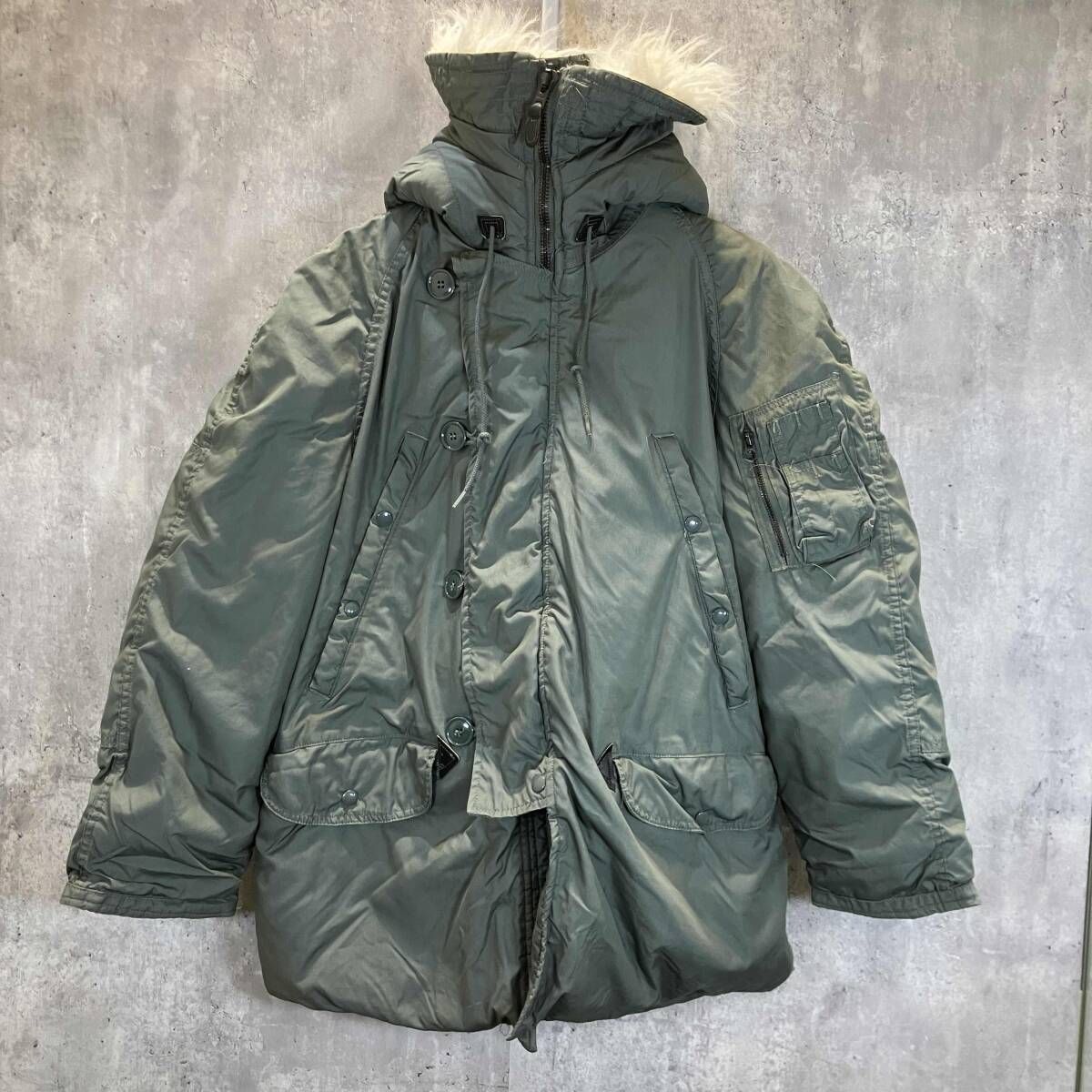 military N-3 size S カーキ ミリタリー