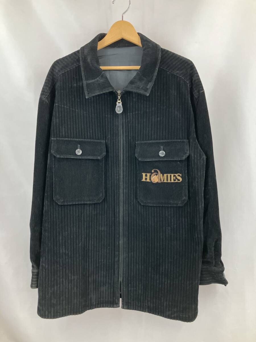 ★ HARDY AMIES SPORT ハーディエイミススポーツ コーデュロイジップアップジャケット サイズL ブラック 冬