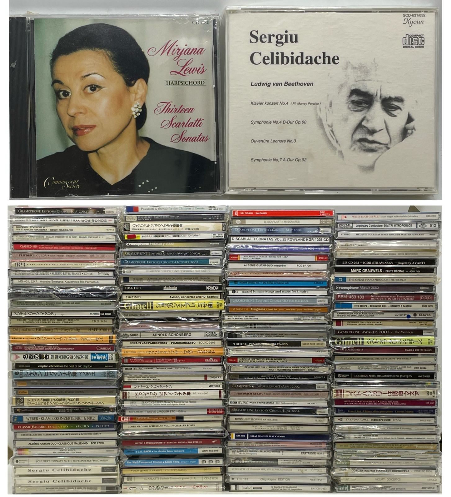 【CDまとめ売り】 クラシックCD 120枚以上セット チェリビダッケ・カントロフ・ミリヤナ・ルイスなど 2608Sta67