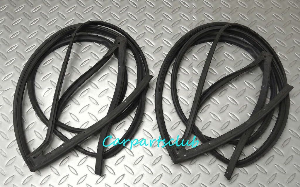 日産 純正品 エクストレイル X-TRAIL T31 リア リヤ ドア ウエザーストリップ 左右セット Rear Door Weatherstrips (Set of 2)