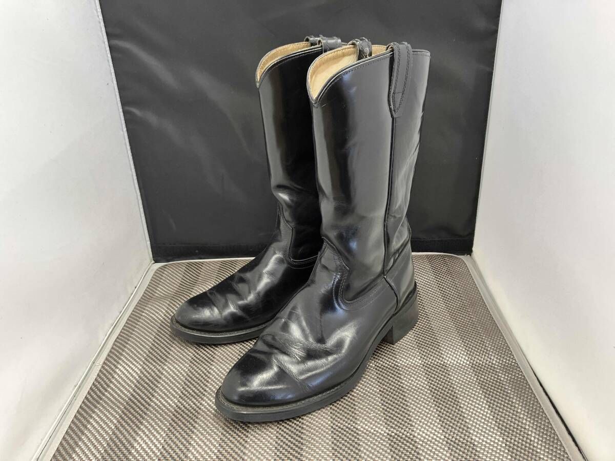 acme ／ Cowboy Boots ／ レザーブーツ ／ USA製 ／ 9 1/2D ／ 28.0-29.0cm ／ ブラック
