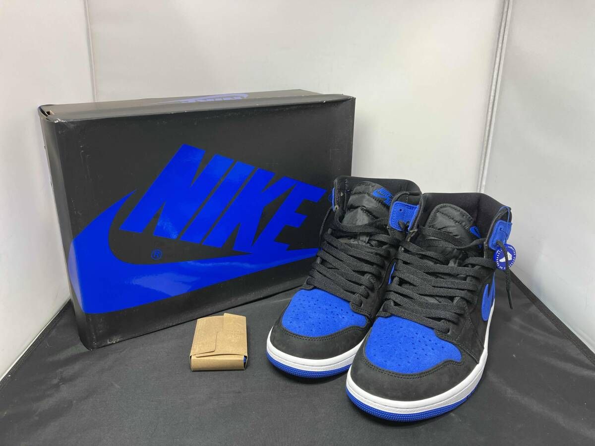 NIKE ナイキ DZ5485-042 AIR JORDAN 1 RETRO エアジョーダン 1 レトロ スニーカー 29cm メンズ ブルー×ブラック系 青×黒系 ※箱、紐付 9,125円