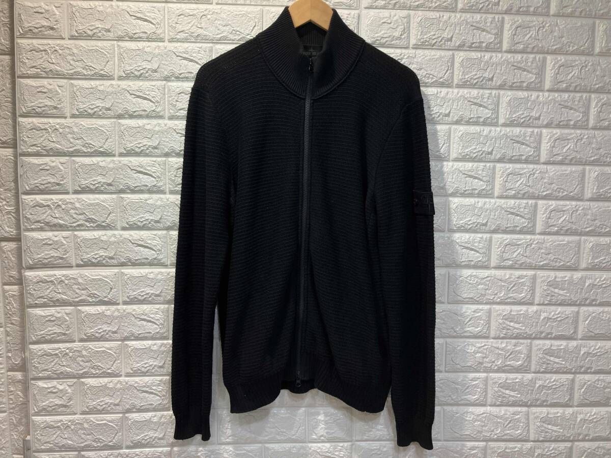 STONE ISLAND ストーンアイランド Ghost Piece ゴーストピース フルジップニットジャケット カーディガン L1S155100048S00FA サイズL 色黒 59,928円