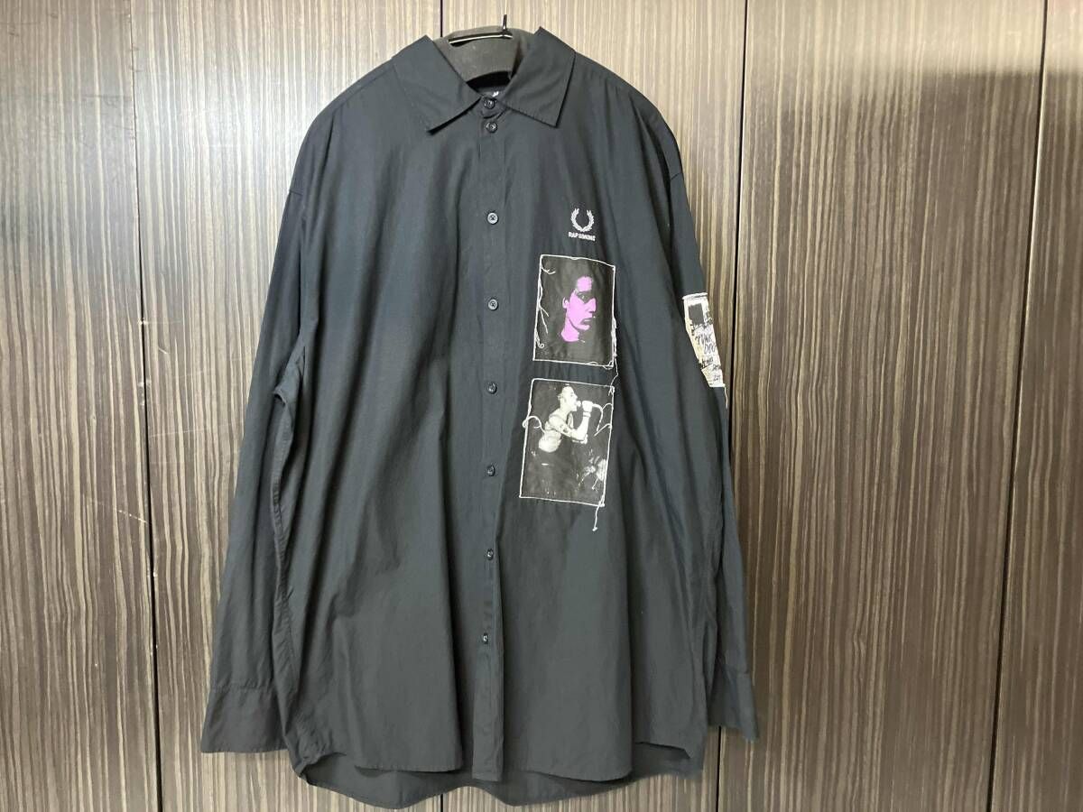 FRED PERRY × RAF SIMONS RS OVERSIZED PRI SM9053 フレッドペリー ラフシモンズ Sサイズ 長袖シャツ 25,862円
