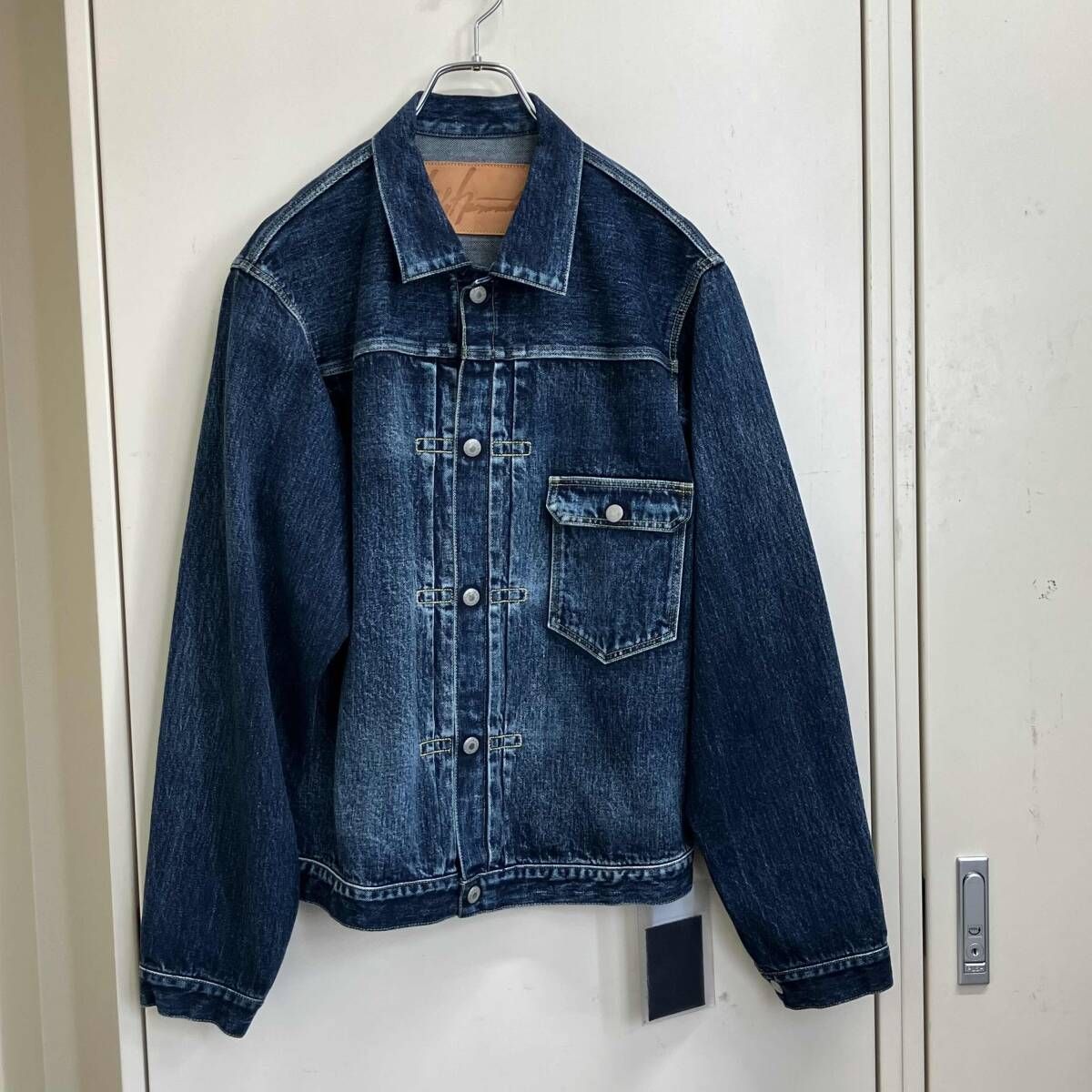 26SS YOHJI YAMAMOTO POUR HOMME SP MW DENIM 1ST TYPE JACKET HM-Y84-046 サイズ:2 ブルー ヨウジヤマモトプールオム
