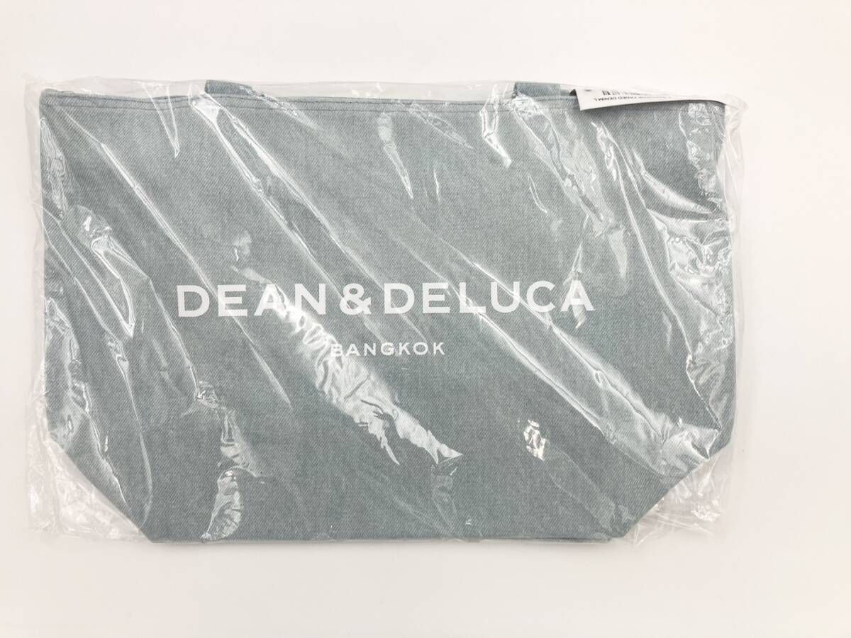 【バンコク限定】DEAN&DELUCA トートバッグ　FADED DENIM L 新品 7,980円