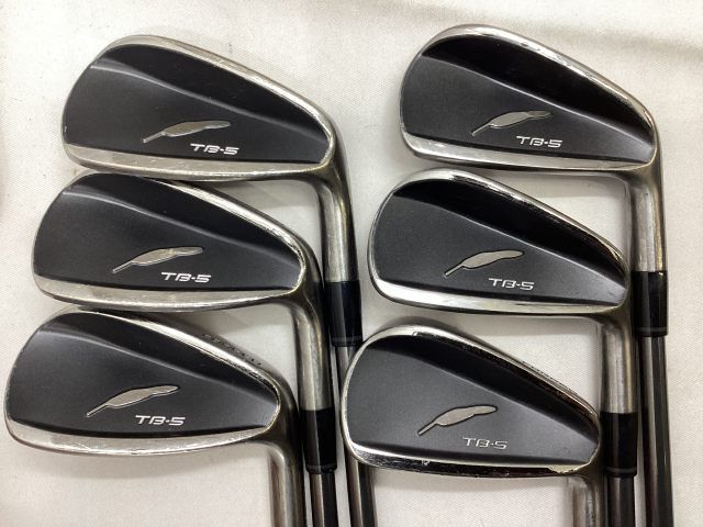 【中古】アイアンセット フォーティーン TB-5 FORGED 2025 ブラックエディション/FS-90iBK 6本セット/S/30[7743]■杭全本店