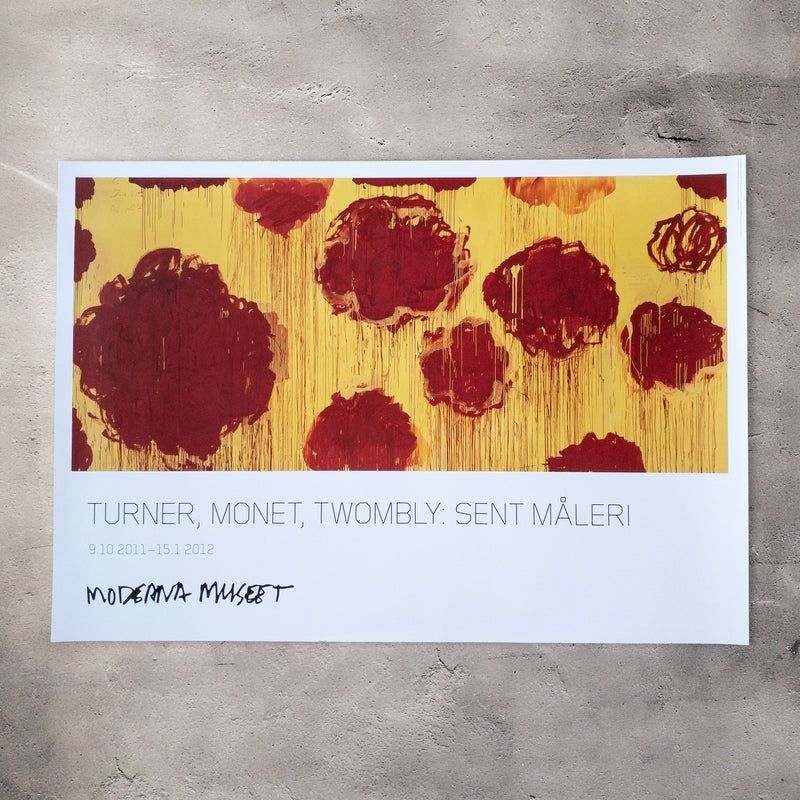 Turner, Monet, Twombly｜Later Paintings｜100×70cm エキシビションポスター 16,280円