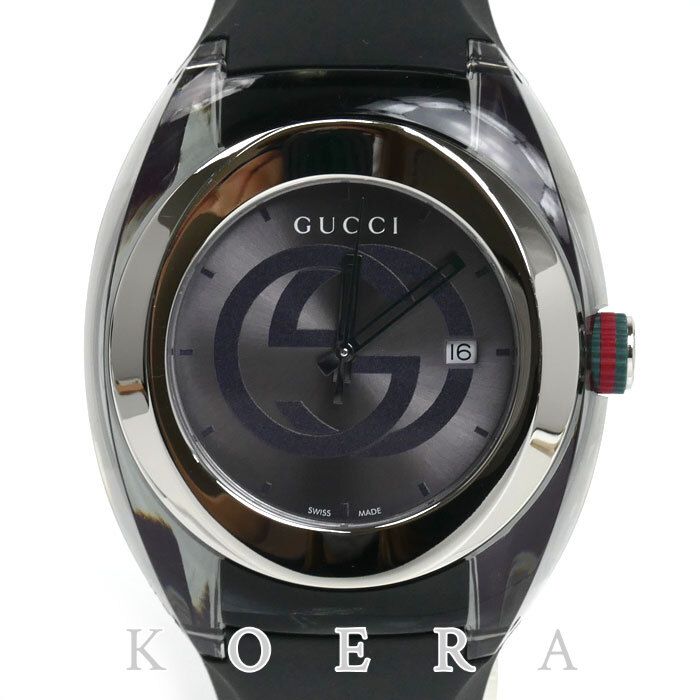GUCCI グッチ シンク 腕時計 電池式 YA137116 メンズ 中古 美品