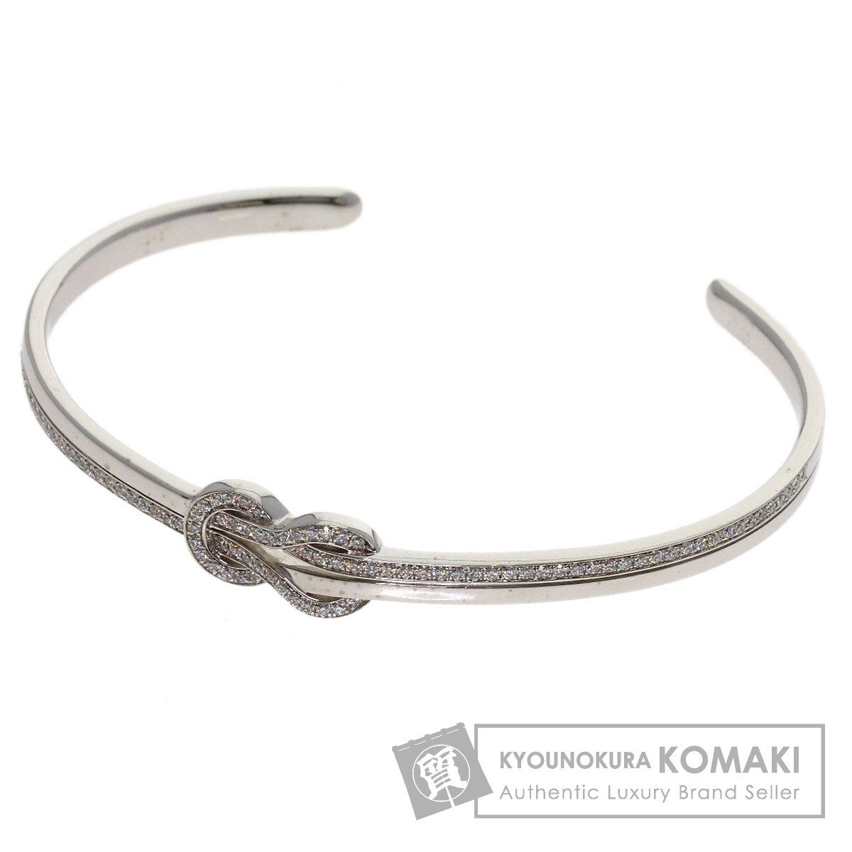 FRED フレッド シャンス アンフィニ ダイヤモンド バングル #15 ブレスレット K18WG レディース [中古]