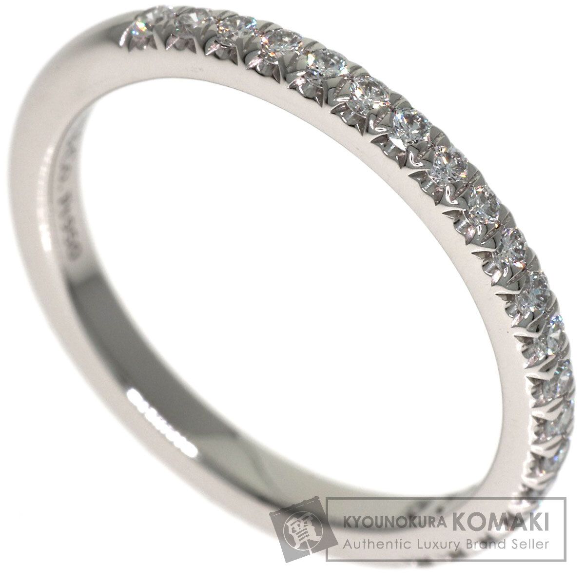 TIFFANY&Co. ティファニー ノヴァ ハーフエタニティ ダイヤモンド リング・指輪 PT950 レディース [中古]