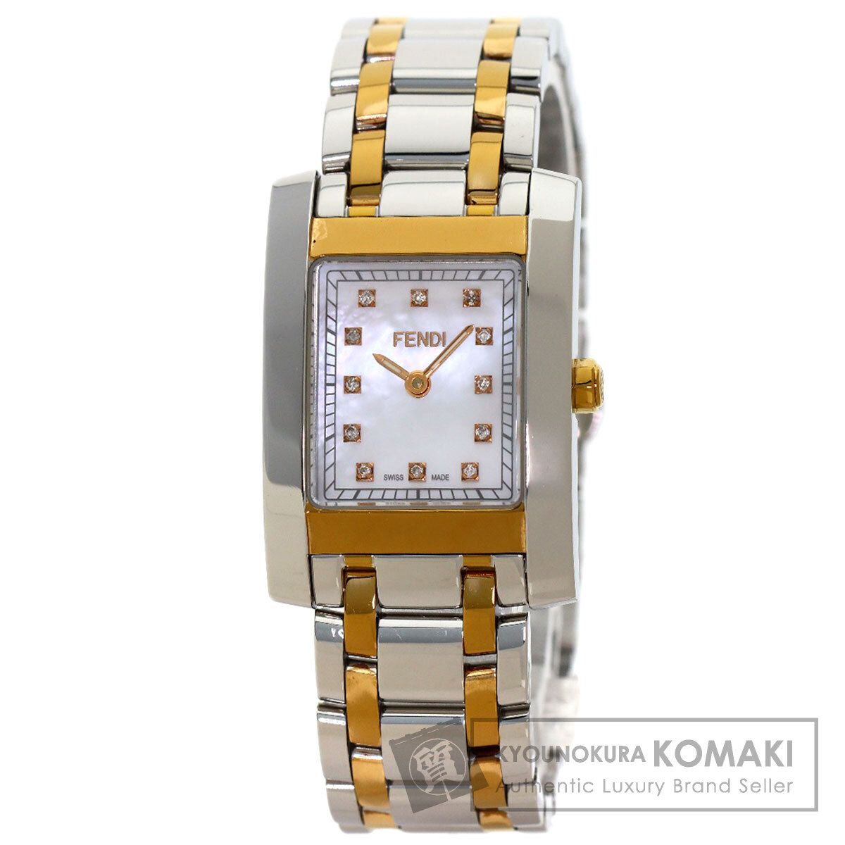 FENDI フェンディ 7000L スクエア 腕時計 SS SSxGP レディース [中古]